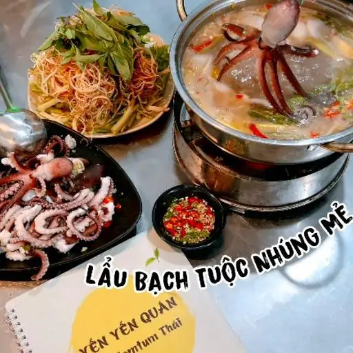 Hình ảnh Lẩu bạch tuộc sống nhúng mẻ 350g
