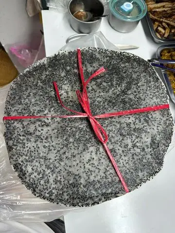 Hình ảnh bánh tráng mè mỏng để cuốn 10 cái
