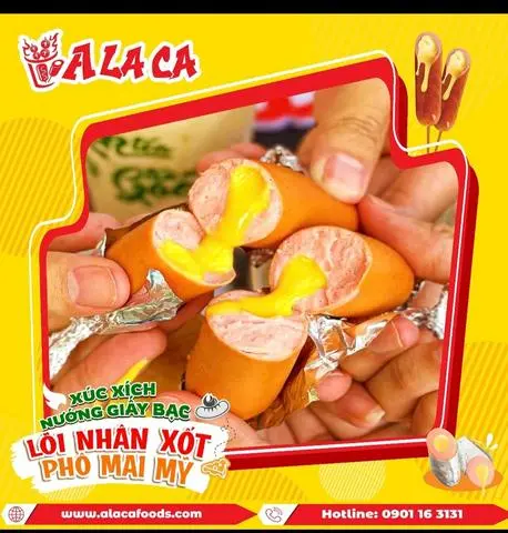 Hình ảnh XÚC XÍCH PHÔ MAI TAN CHẢY