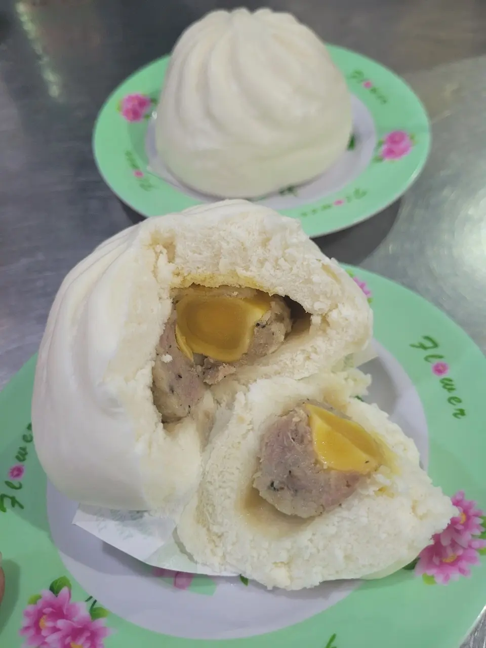 Hình ảnh Bánh Bao Thọ Phát - Thập Cẩm,nguyên Trứng Muối 1 trứng cút 