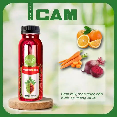 Hình ảnh Nước Ép Cam Carrot Dền Healthy