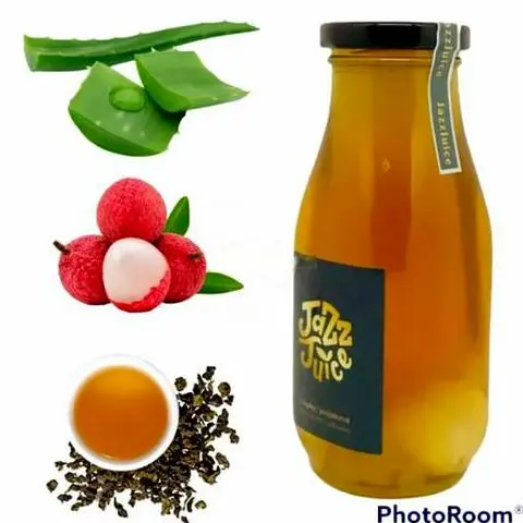 Hình ảnh Cold brew trà olong vải nha đam