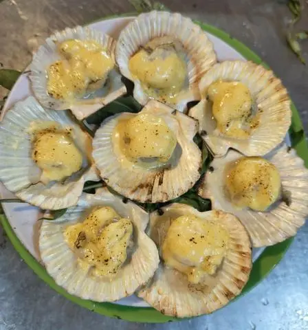 Hình ảnh Sò điệp nướng phomai