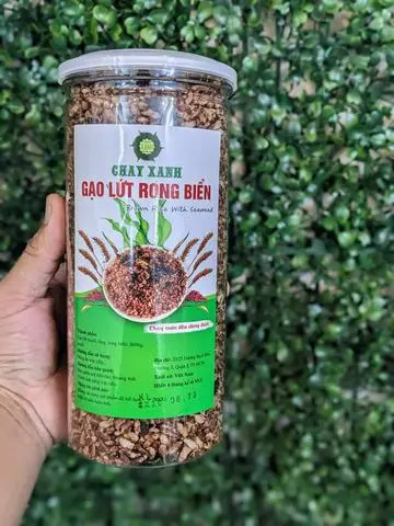 Hình ảnh gạo lứt rong biển 