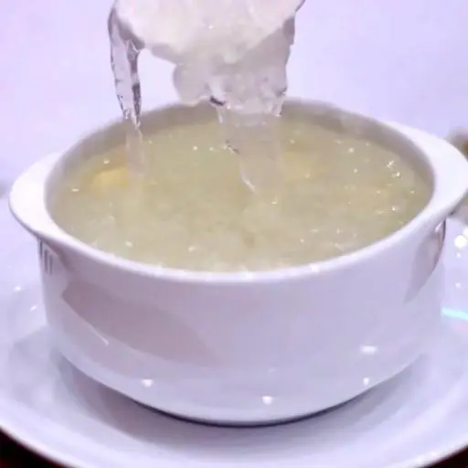 Hình ảnh Tổ yến chưng đường ăn kiêng - táo đỏ hạt sen - thố nhỏ