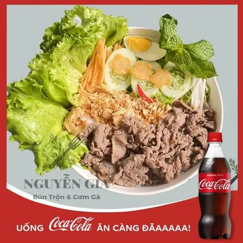 Hình ảnh Bún Trộn Bò Nam Bộ - Coca Cola Chai 300 ML