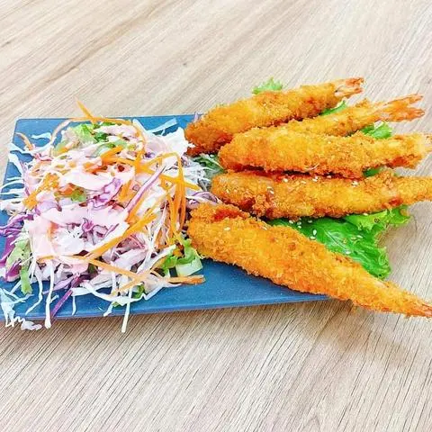 Hình ảnh Tôm Tempura chiên xù (5 con kèm salad)