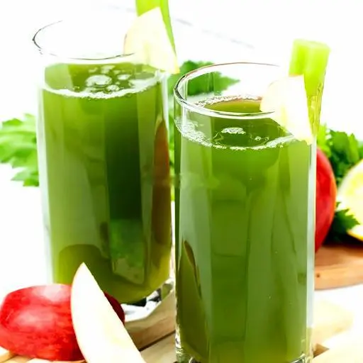Hình ảnh Nước ép táo cần thơm