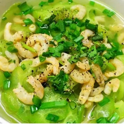 Hình ảnh canh khổ qua tôm khô 