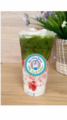 Hình ảnh Matcha sữa dâu - ly 700ml