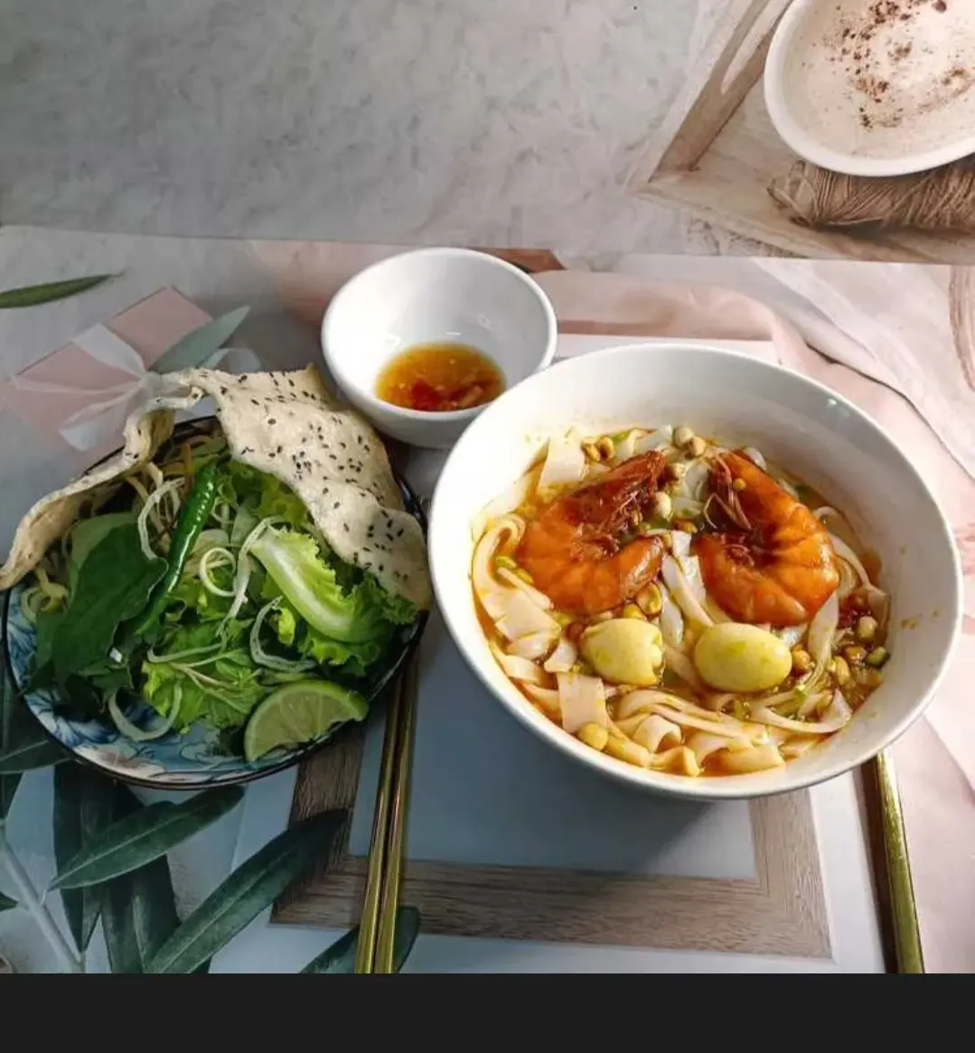 Hình ảnh Mì Quảng Tôm Trứng Cút