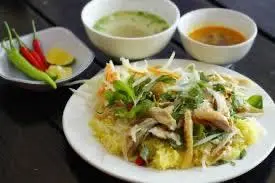 Hình ảnh cơm gỏi gà 2 người 