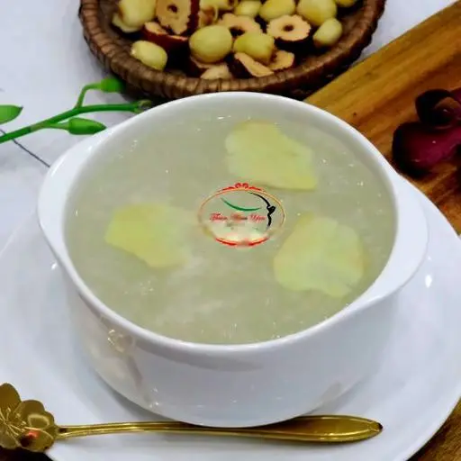 Hình ảnh Tổ yến chưng gừng - đường phèn - thố vừa