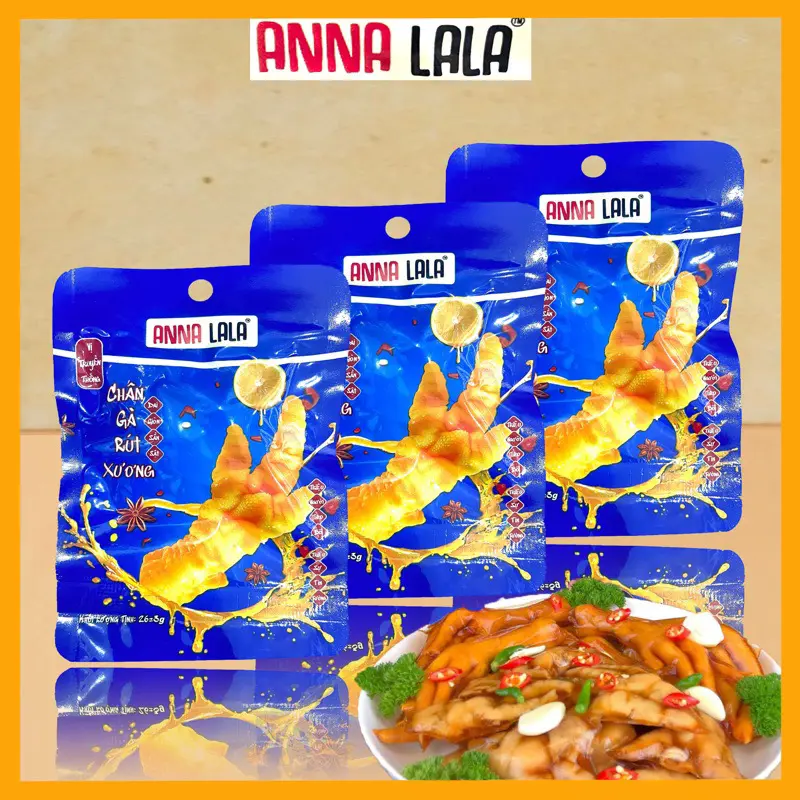 Hình ảnh 1 Gói Chân Gà Rút Xương Anna Lala-26g