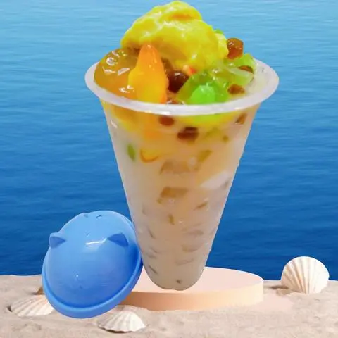 Hình ảnh Trà Sữa Olong, Sầu Riêng Tươi, Thập Cẩm (500ml)