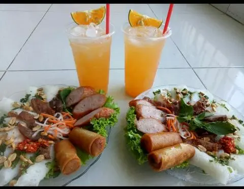 Hình ảnh combo 1bánh hỏi + 1 cam vắt
