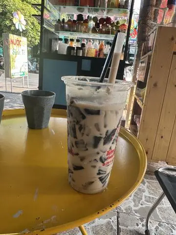 Hình ảnh sương sáo- sữa dừa