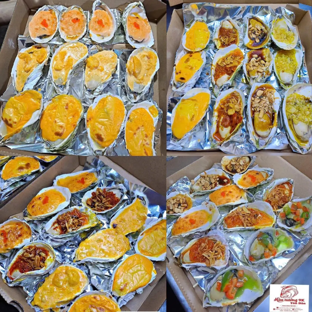Hình ảnh Set 12 hàu Nhật nướng 4 vị tự chọn 