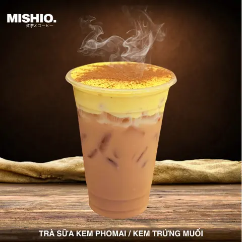 Hình ảnh Trà sữa kem trứng muối