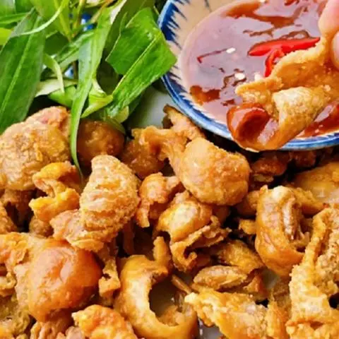 Hình ảnh Da gà chiên 