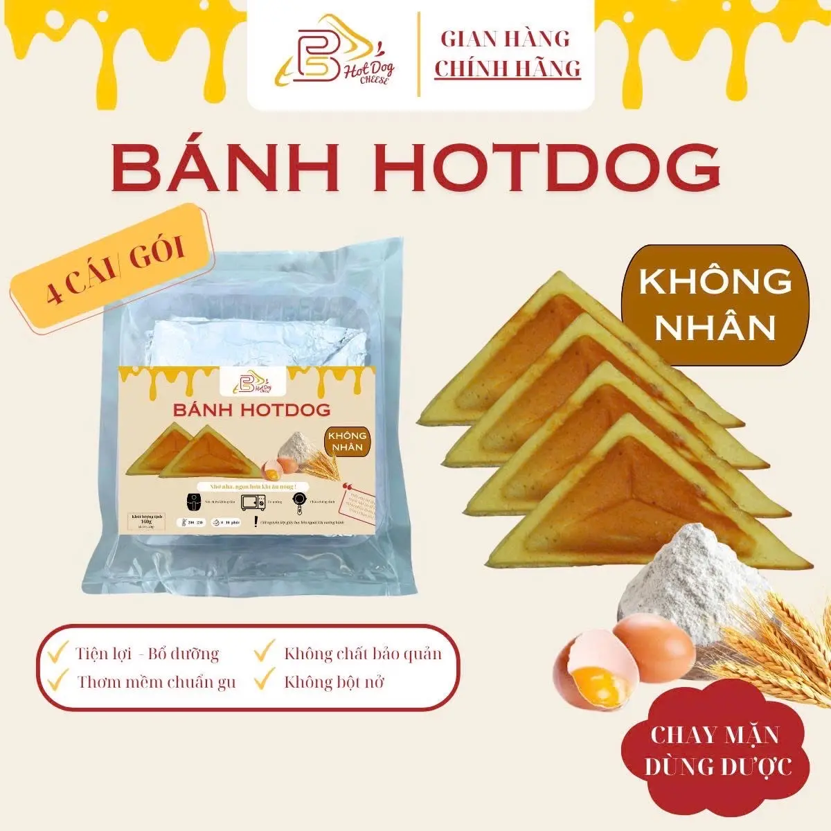 Hình ảnh Hotdog không nhân 