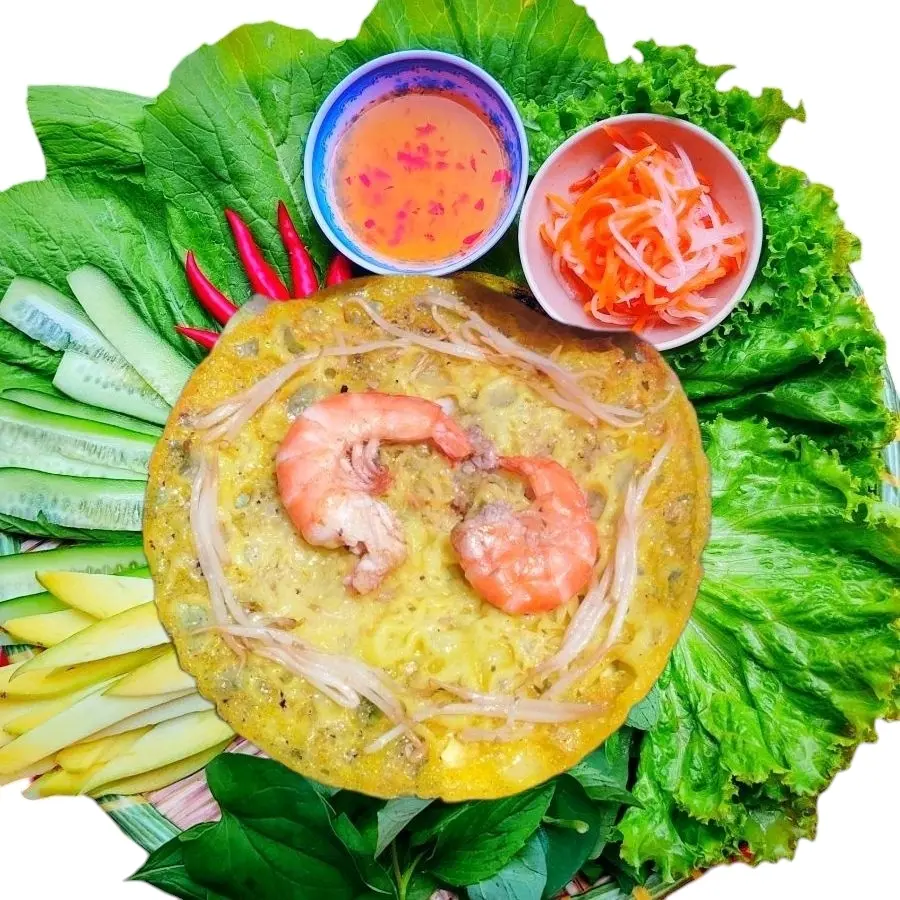 Hình ảnh Bánh xèo Tôm nhảy - giòn