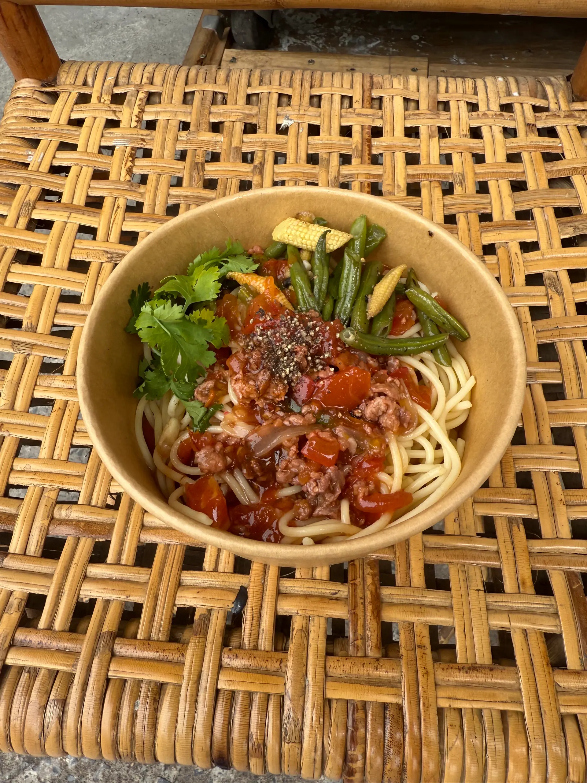 Hình ảnh Mỳ ý sốt bò bằm