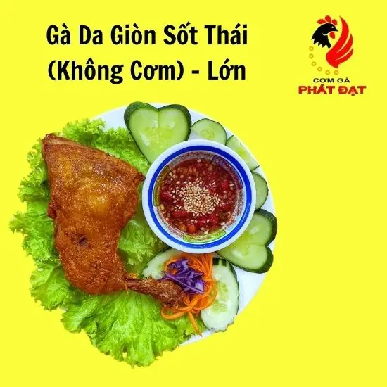 Hình ảnh Gà Da Giòn Sốt Thái (Lớn) Không Cơm