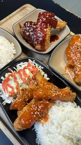 Hình ảnh Cơm phi lê cá rán sốt - Chua ngọt