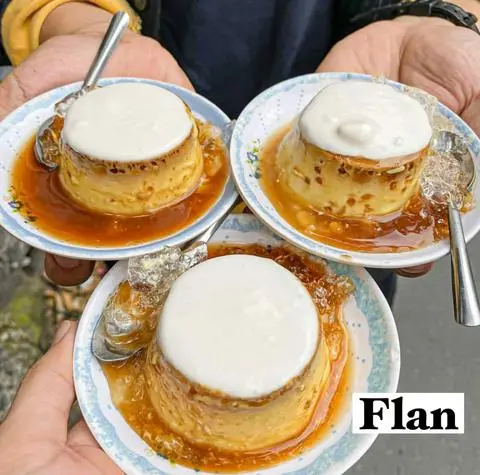 Hình ảnh bánh flan - ly 3 cái