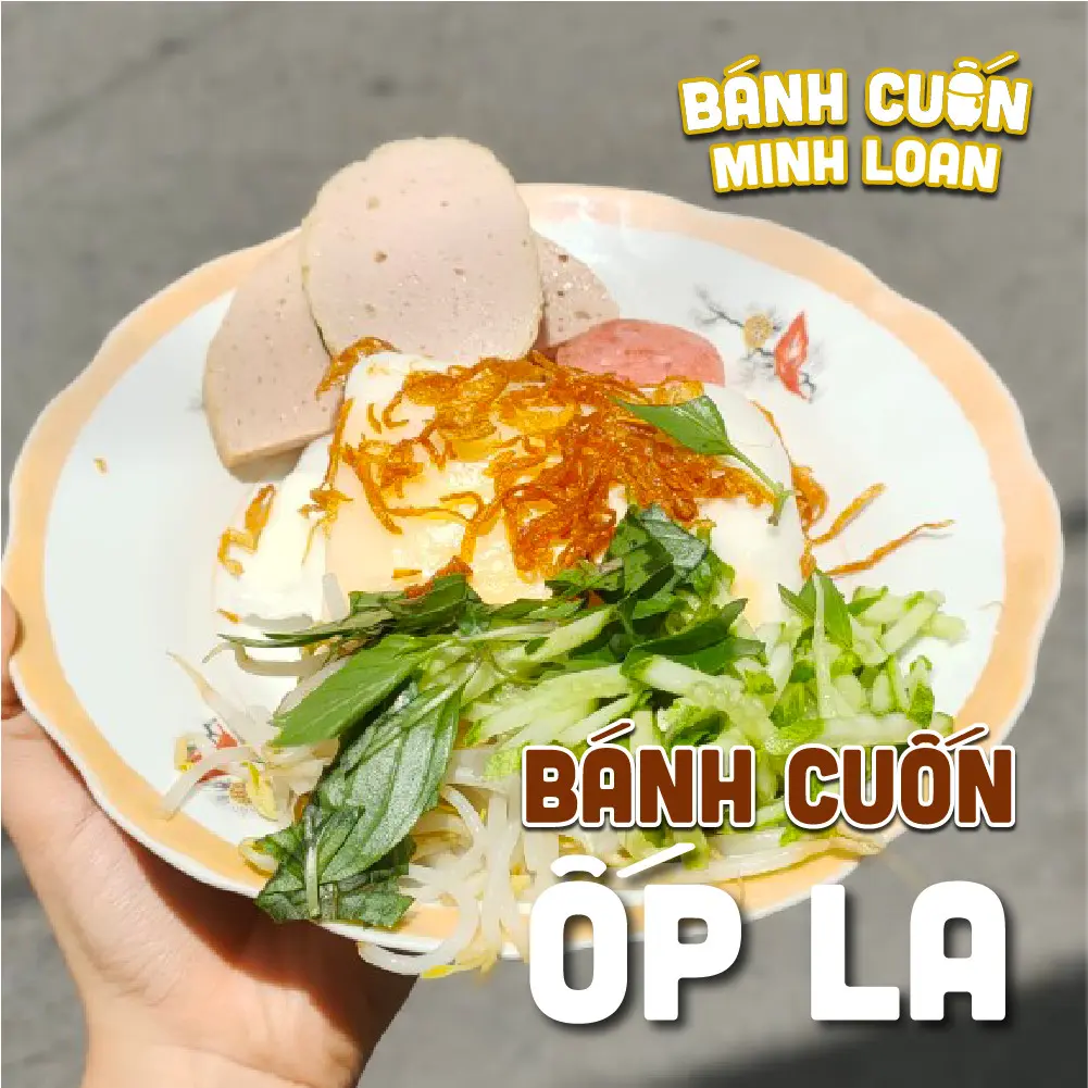 Hình ảnh Bánh Cuốn Trứng Ốp La