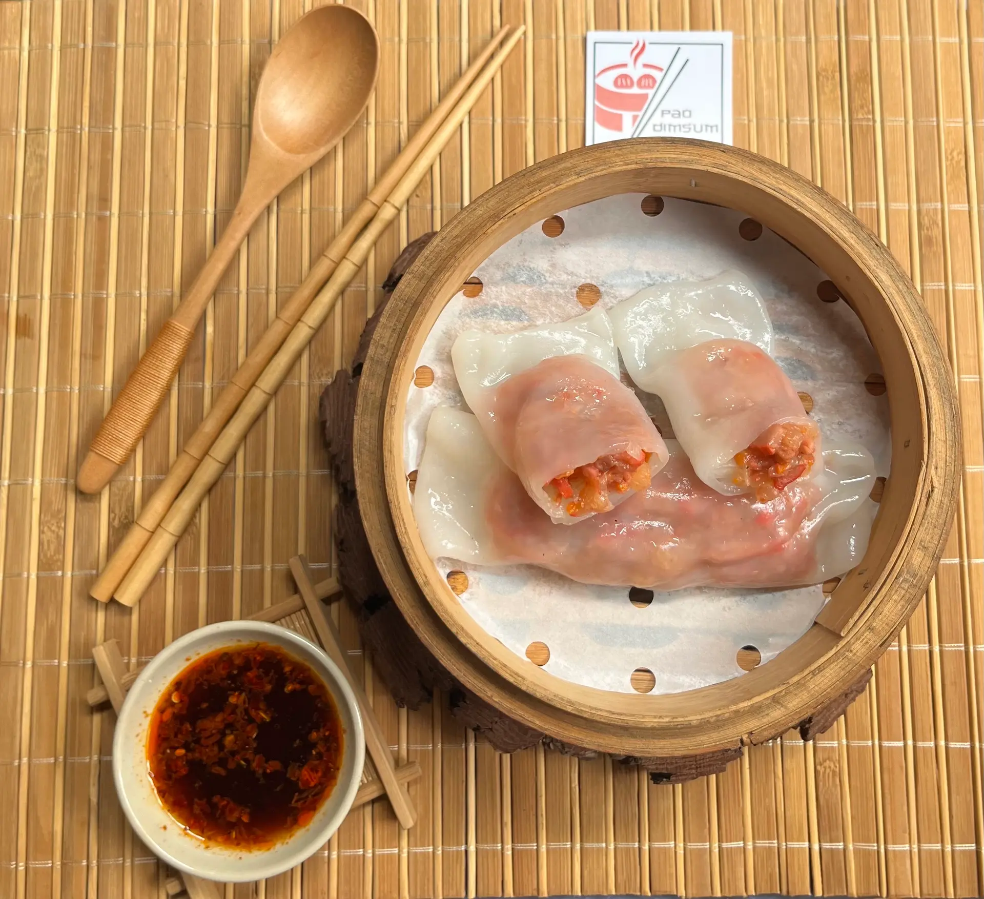 Hình ảnh Bánh Cuốn Xá Xíu - Char Siu Rice Rolls - 2 pcs