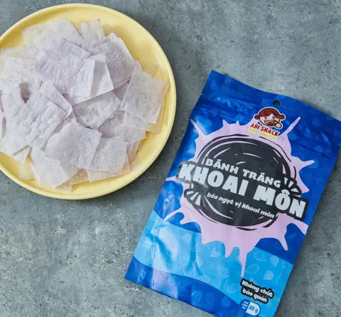 Hình ảnh Bánh tráng vị khoai môn _ abi snack