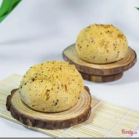 Hình ảnh bánh mochi mè đen hàn quốc