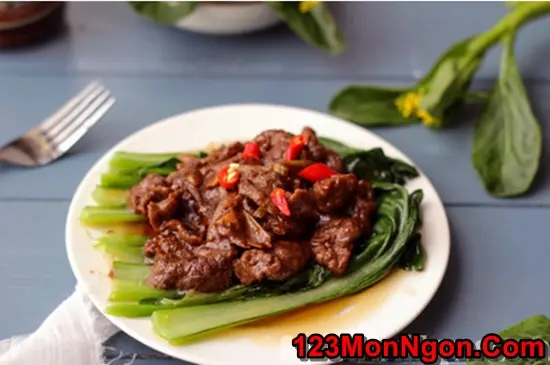 Hình ảnh Bò xào sa tế