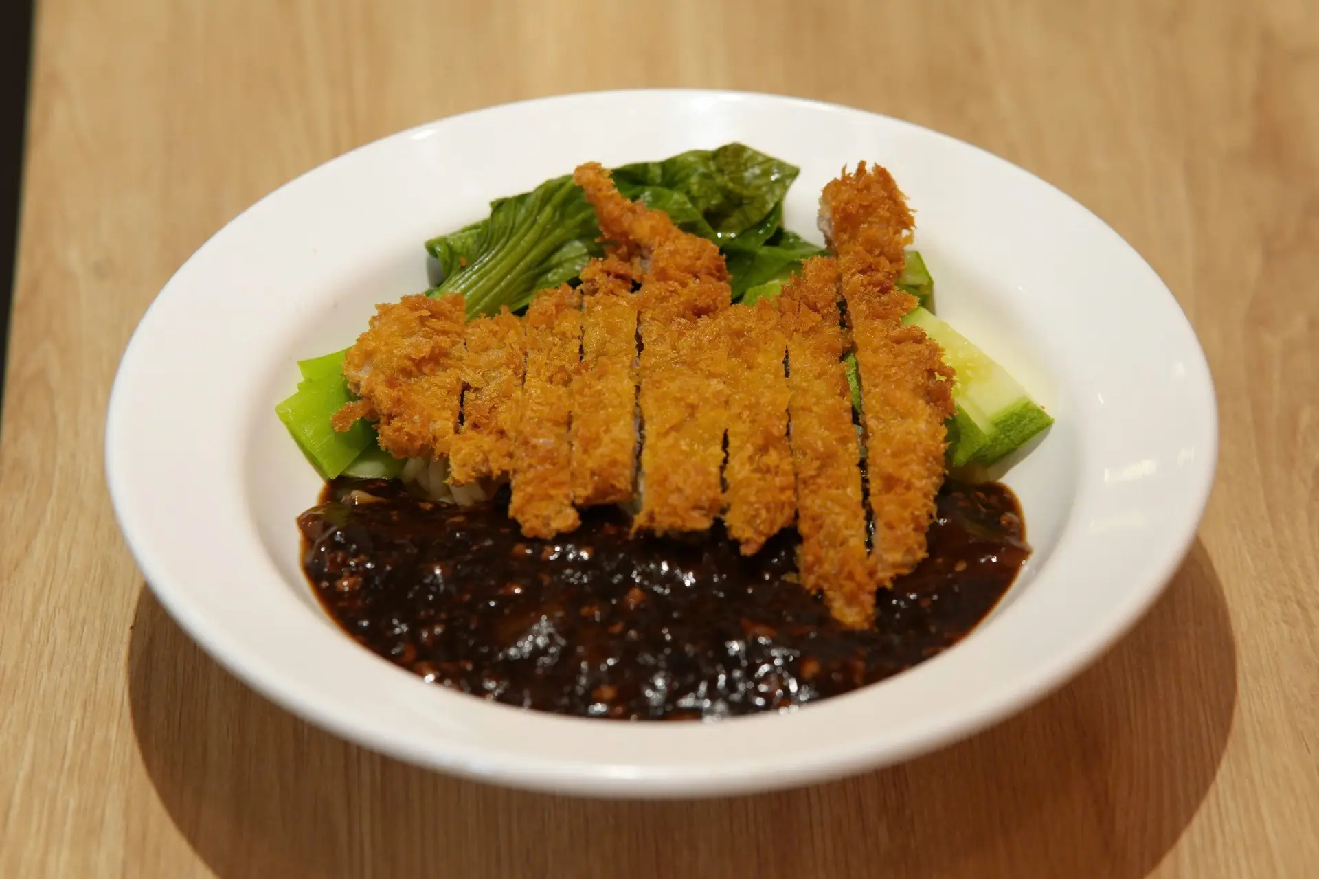 Hình ảnh Jajangmen katsu - Mì ramen tương đen tonkatsu