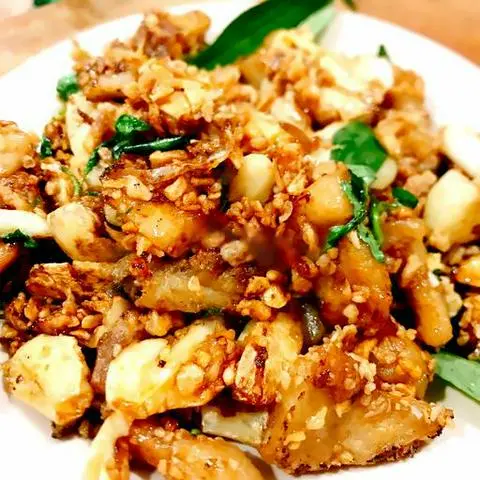 Hình ảnh Tóp mỡ cháy tỏi