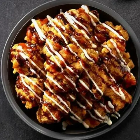 Hình ảnh Gà sốt teriyaki nửa con - 데리야끼 치킨 반마리 - K