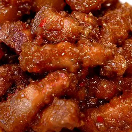 Hình ảnh Cơm Thịt Heo Ba Rọi Xào Mắm Ruốc