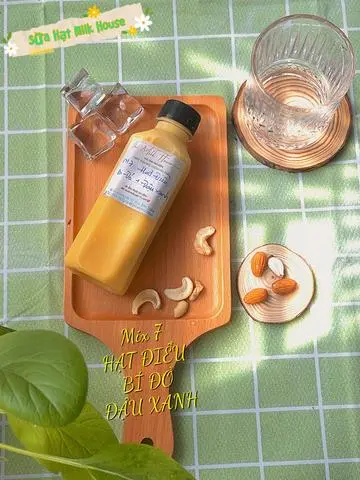 Hình ảnh Sữa Hạt Điều + Đậu xanh + Bí Đỏ M7