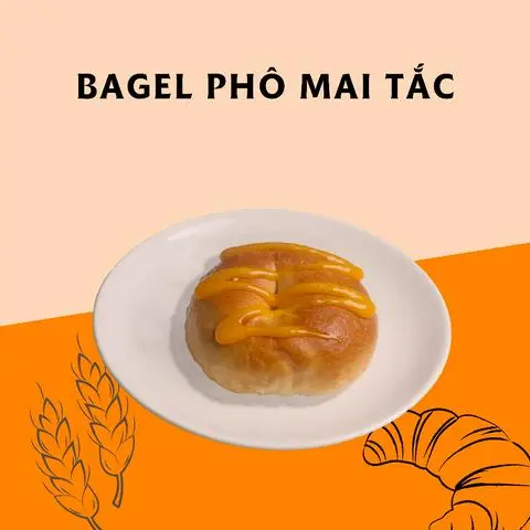 Hình ảnh Bagel phô mai tắc
