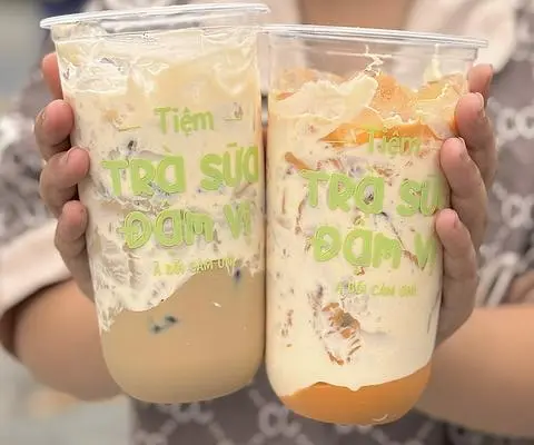 Hình ảnh Trà sữa kem dẻo phô mai