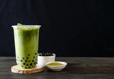 Hình ảnh Trà sữa thái xanh