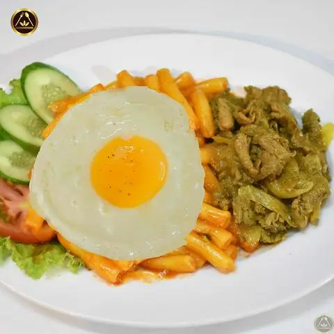 Hình ảnh Nui xào bò, trứng