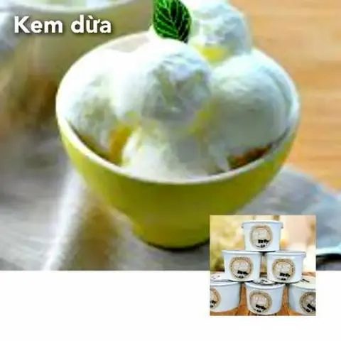 Hình ảnh Kem dừa hũ 200g
