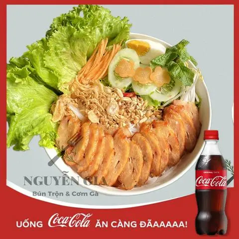 Hình ảnh Bún Ttộn Nem Nướng - Coca Cola Chai 300 ML
