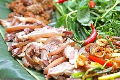 Hình ảnh Vú dê hấp gừng đại dê