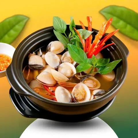 Hình ảnh nghêu hấp thái 
