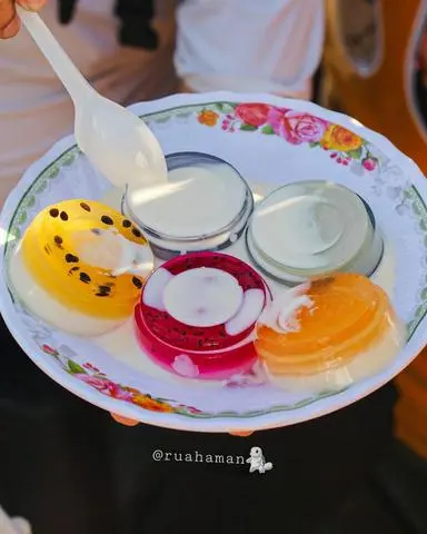 Hình ảnh Rau câu trà thái 3v