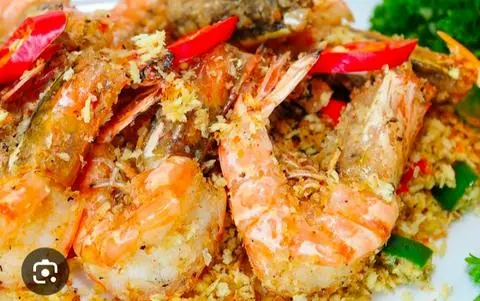Hình ảnh Tôm rang muối Hồng Kông